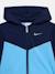 Ensemble 2 pièces gilet à capuche et bas Bleu foncé / ciel+Noir / gris foncé 4 - vertbaudet enfant 