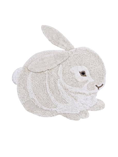 Tapis lavable animalier bunny Naturel, ivoire, nude, marron clair 2 - vertbaudet enfant 