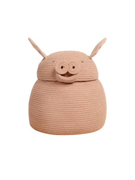 Panier peggy le cochon Rose 2 - vertbaudet enfant 