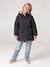 Parka fille à capuche romantique anthracite+marine+vert 4 - vertbaudet enfant 