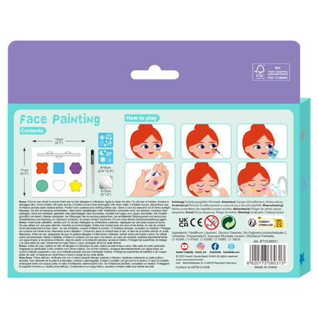 Peinture pour visage Multicolor 4 - vertbaudet enfant 