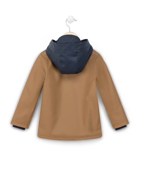 Ciré imperméable à capuche garçon Camel 2 - vertbaudet enfant 