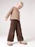 Pantalon fille large en velours anthracite+chocolat+kaki+marron+mauve+prune+rose 6 - vertbaudet enfant 