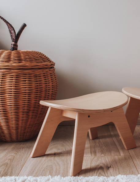 Tabouret enfant HIBO Naturel 1 - vertbaudet enfant 