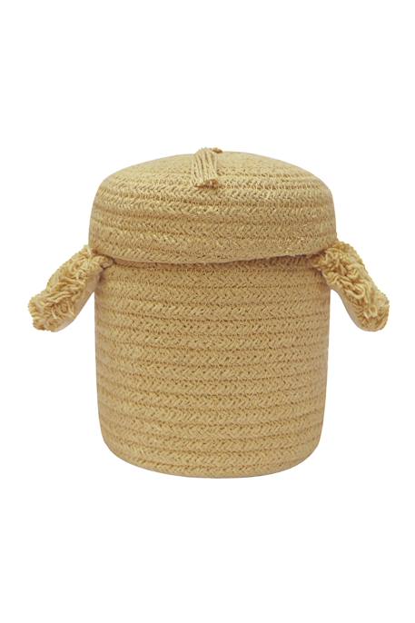 Panier mini charlie la poule Miel, sable, gris foncé 3 - vertbaudet enfant 
