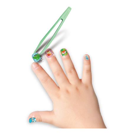 Autocollants pour ongles - royaume animal Multicolor 4 - vertbaudet enfant 