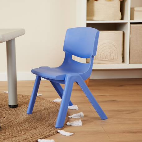 Table enfant avec 2 chaises Bleu et gris 6 - vertbaudet enfant 