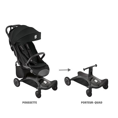 Poussette stroll•up 2en1 Gris+Noir+Taupe 8 - vertbaudet enfant 