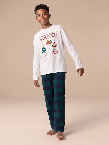 Pyjama garçon Noël vert sapin 1 - vertbaudet enfant 