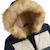 Doudoune enfant imperméable doublée sherpa avec capuche noah Bleu 3 - vertbaudet enfant 