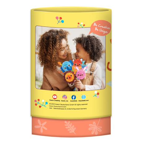 Couture créative - bouquet d'animaux pom pom Multicolor 6 - vertbaudet enfant 