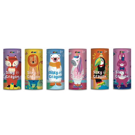 Crayon soie - toucan 12 couleurs Multicolor 4 - vertbaudet enfant 