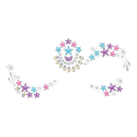 Autocollants pour le visage 'gemmes' - étoile Multicolor 2 - vertbaudet enfant 