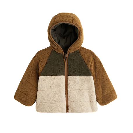 Doudoune réversible enfant avec capuche arthur Vert 2 - vertbaudet enfant 