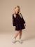 Robe fille manches longues prune 2 - vertbaudet enfant 