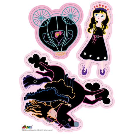 Cartes cadeaux - princesses Multicolor 5 - vertbaudet enfant 