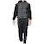 Ensemble de survêtement garçon en coton Gris, noir 2 - vertbaudet enfant 