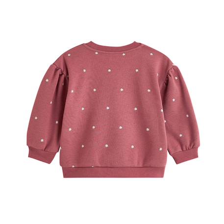Sweat en molleton rose Rose 3 - vertbaudet enfant 