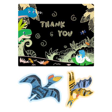 Cartes cadeaux - dinosaures Multicolor 2 - vertbaudet enfant 