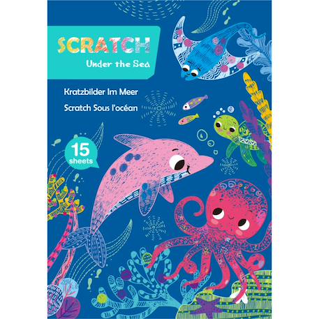 Art book a5 - la vie marine 15 pages Multicolor 1 - vertbaudet enfant 