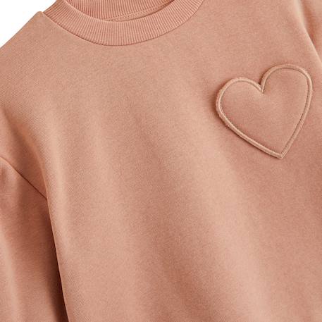Sweat en molleton tulipe Rose 4 - vertbaudet enfant 