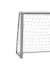 But de football en acier 180 avec filet Gris 2 - vertbaudet enfant 