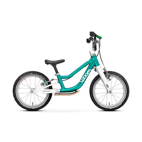 Draisienne enfant ultralégère 14 pouces go 1 plus Metallic turquoise+Vibrant yellow+Woom red 2 - vertbaudet enfant 