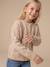 Gilet fille manches longues beige 3 - vertbaudet enfant 