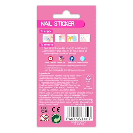 Autocollants pour ongles - sous la mer Multicolor 3 - vertbaudet enfant 