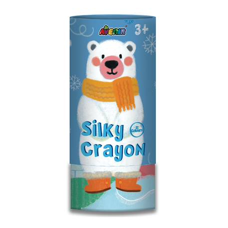 Crayon soie - ours polaire 12 couleurs Multicolor 1 - vertbaudet enfant 