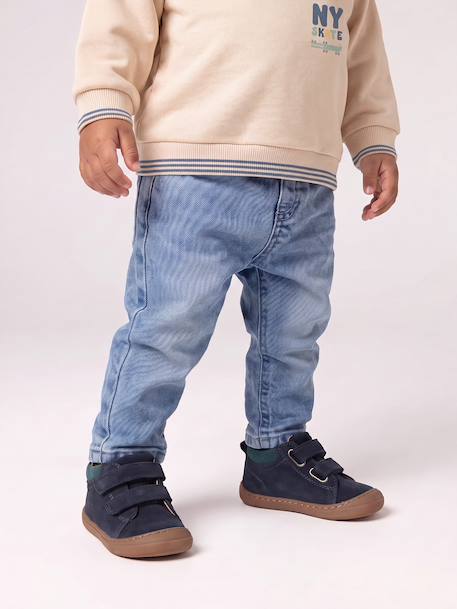 Ensemble sweat et jean bébé garçon vanille 9 - vertbaudet enfant 