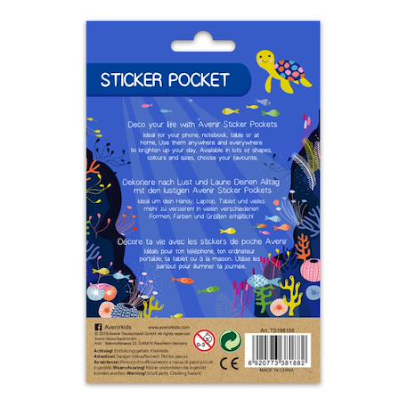 Sticker pocket - oceaan Multicolor 4 - vertbaudet enfant 