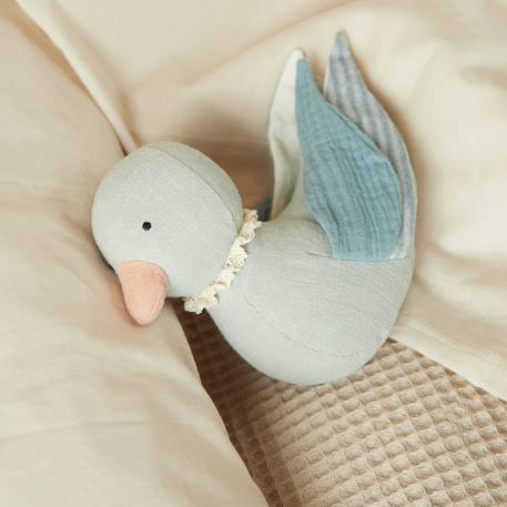Peluche canard, 20 cm en lin et coton canard 1 - vertbaudet enfant 