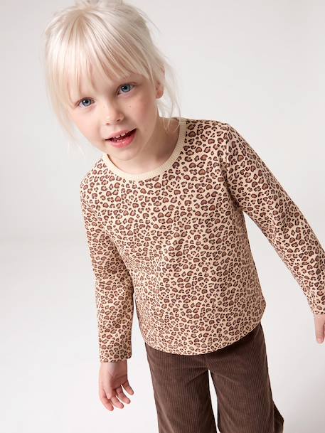 T-shirt manches longues fille blush+vanille 5 - vertbaudet enfant 