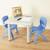 Table enfant avec 2 chaises Bleu et gris 1 - vertbaudet enfant 