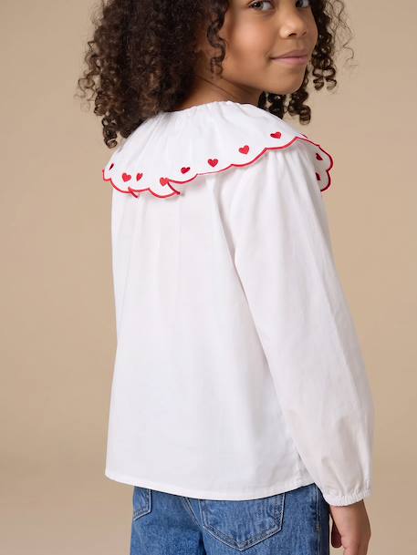 Chemise col Noël enfant fille écru 6 - vertbaudet enfant 