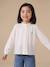Chemise file gaze de coton imprimée personnalisable blanc imprimé+bleu chambray+doré+écru+mauve 17 - vertbaudet enfant 