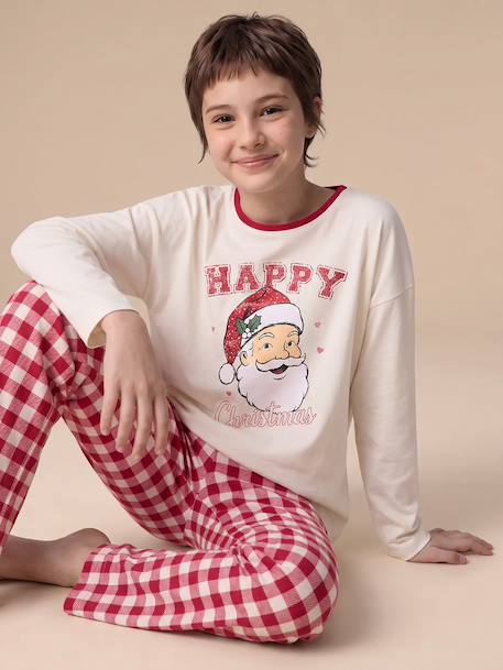 Pyjama fille de Noël rouge 8 - vertbaudet enfant 