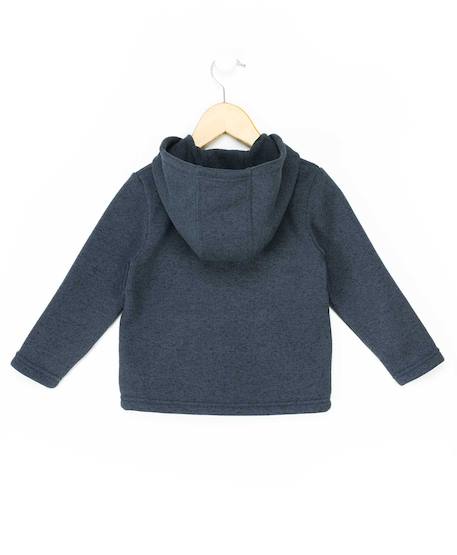 Veste polaire à capuche garçon Bleu 2 - vertbaudet enfant 