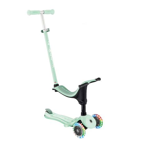 Trottinette évolutive go-up sporty lights Bleu cendré+Rose pastel+Vert menthe 13 - vertbaudet enfant 