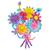 Couture créative - bouquet de fleurs pom pom Multicolor 3 - vertbaudet enfant 