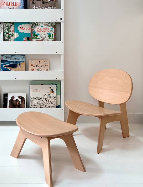 Tabouret enfant HIBO Naturel 5 - vertbaudet enfant 