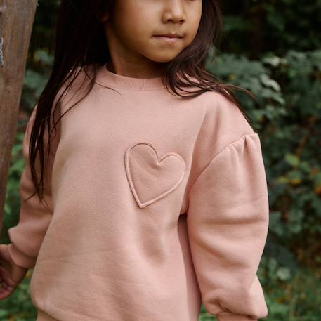 Sweat en molleton tulipe Rose 5 - vertbaudet enfant 