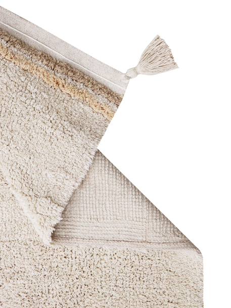 Tapis lavable bloom naturel Naturel, rose, lin 4 - vertbaudet enfant 