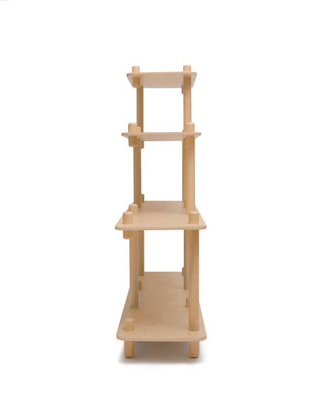 Bibliothèque en bois FILO Naturel 5 - vertbaudet enfant 