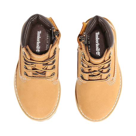 Bottines garçon en cuir Jaune foncé 5 - vertbaudet enfant 
