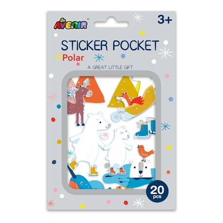 Sticker pocket - polar Multicolor 1 - vertbaudet enfant 