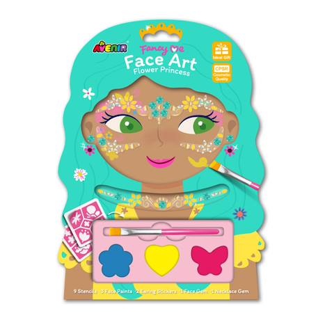 Art de visage - princesse des fleurs Multicolor 1 - vertbaudet enfant 