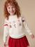 Pull de Noël fille manches longues écru 2 - vertbaudet enfant 