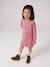 Robe en molleton fille écru+mauve+vert sauge 8 - vertbaudet enfant 